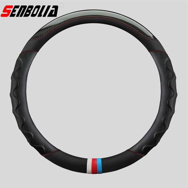 Breathable Color-block Steering Wheel Cover